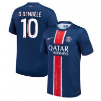 Fotbalové Dres Paris Saint-Germain Ousmane Dembele #10 Domácí 2024-25 Krátký Rukáv